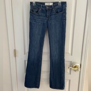 Abercrombie & Fitch Dark Blue Boot Cut Jeans Size 2